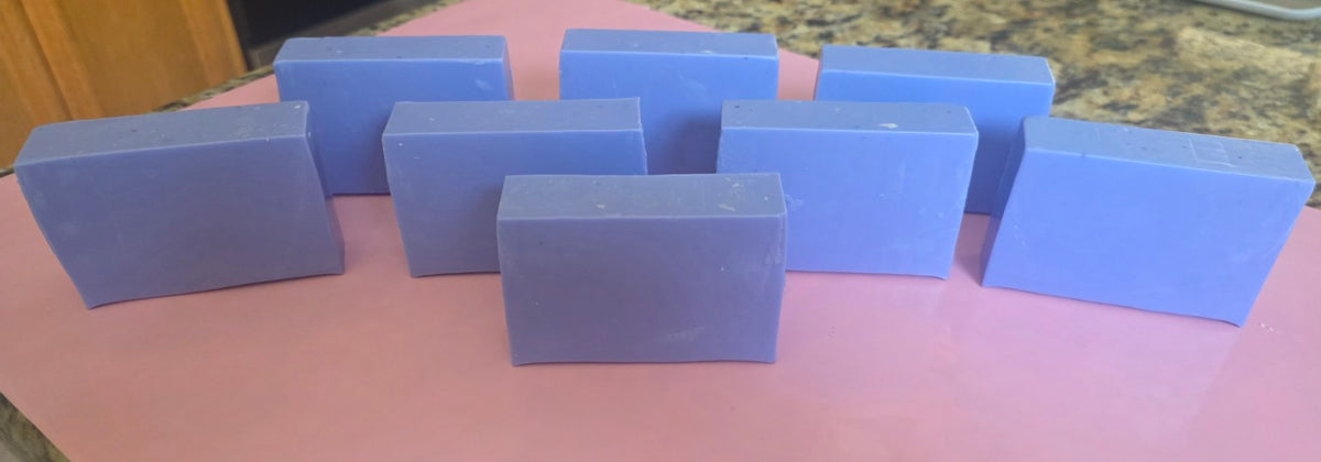 AUQUA MAN handmade blue soap bars