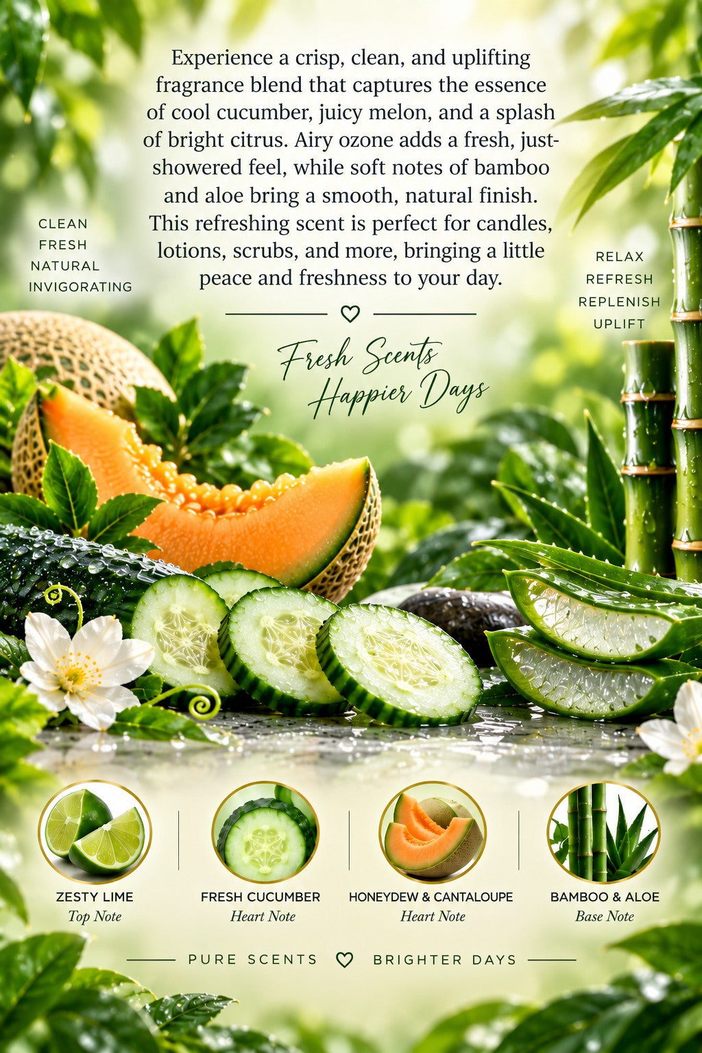 Cucumber Dew scent notes