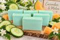 Cucumber Dew handmade soap bars