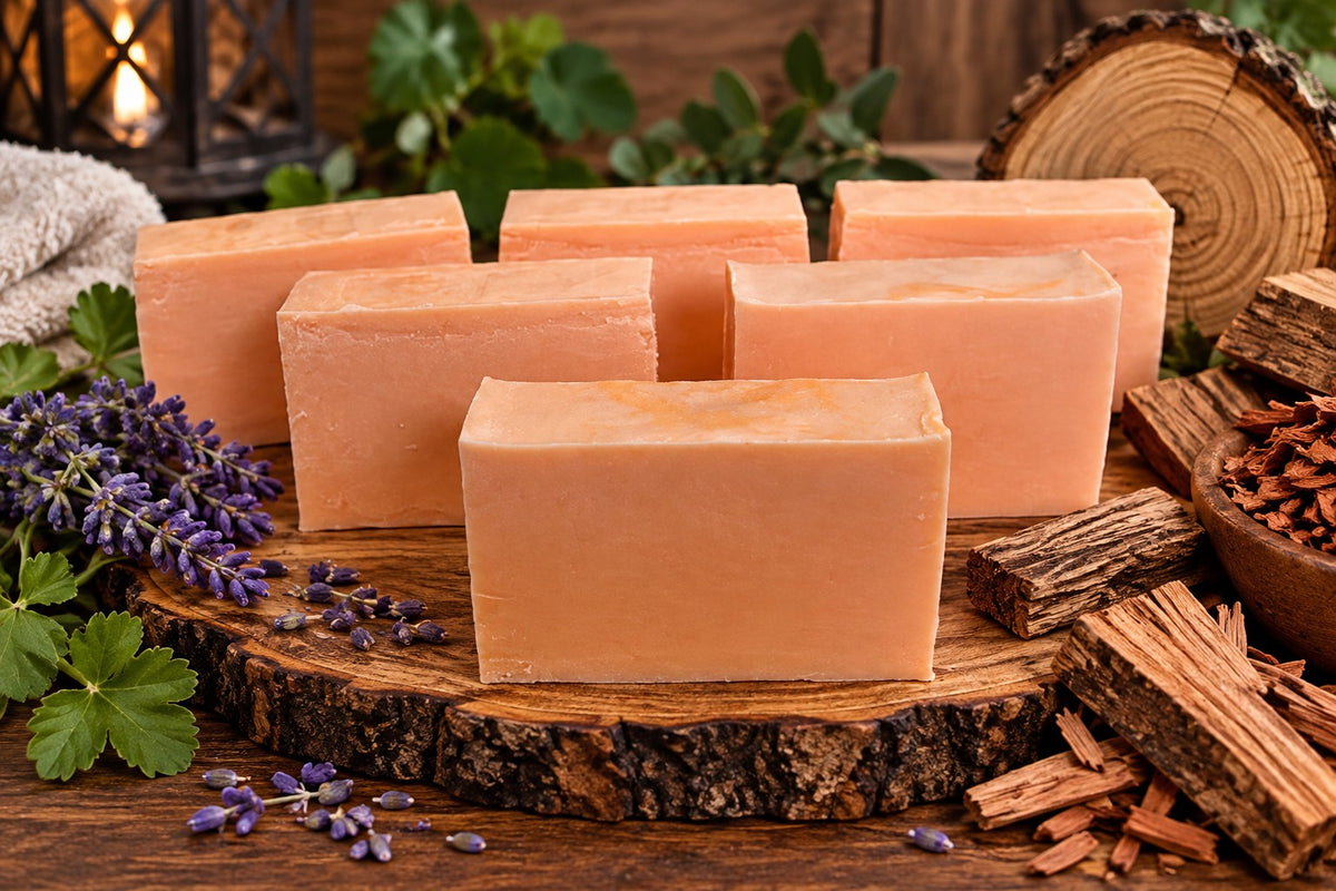 Teak & Timber handmade soap bars